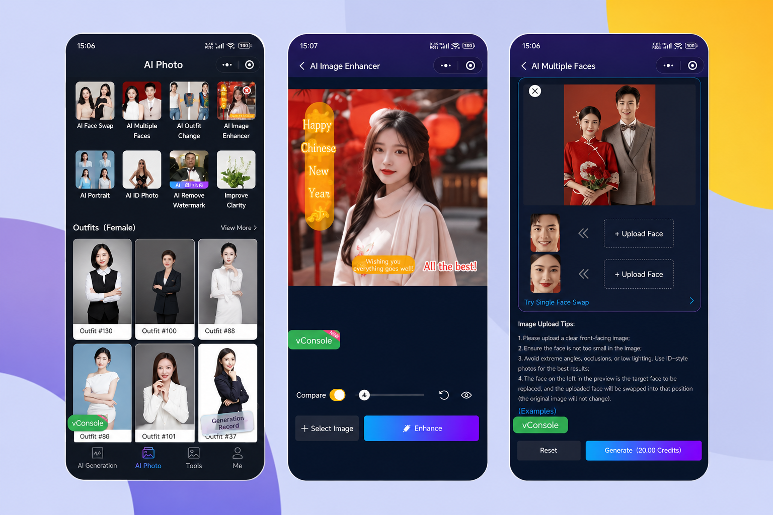 AI ID Photo Generation, Image Text Editing, One-Click Hairstyle Change