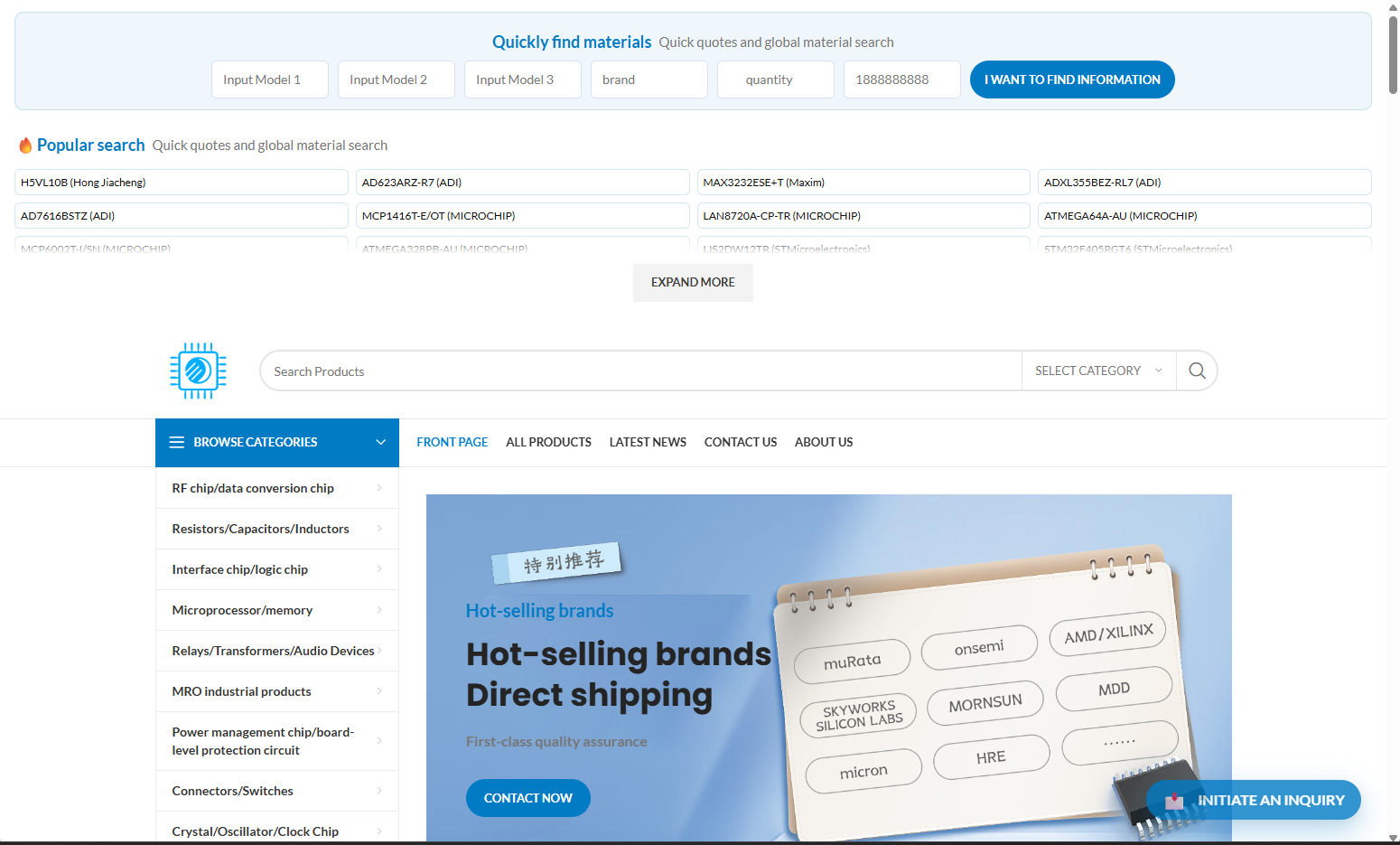 Chip Wholesale Website