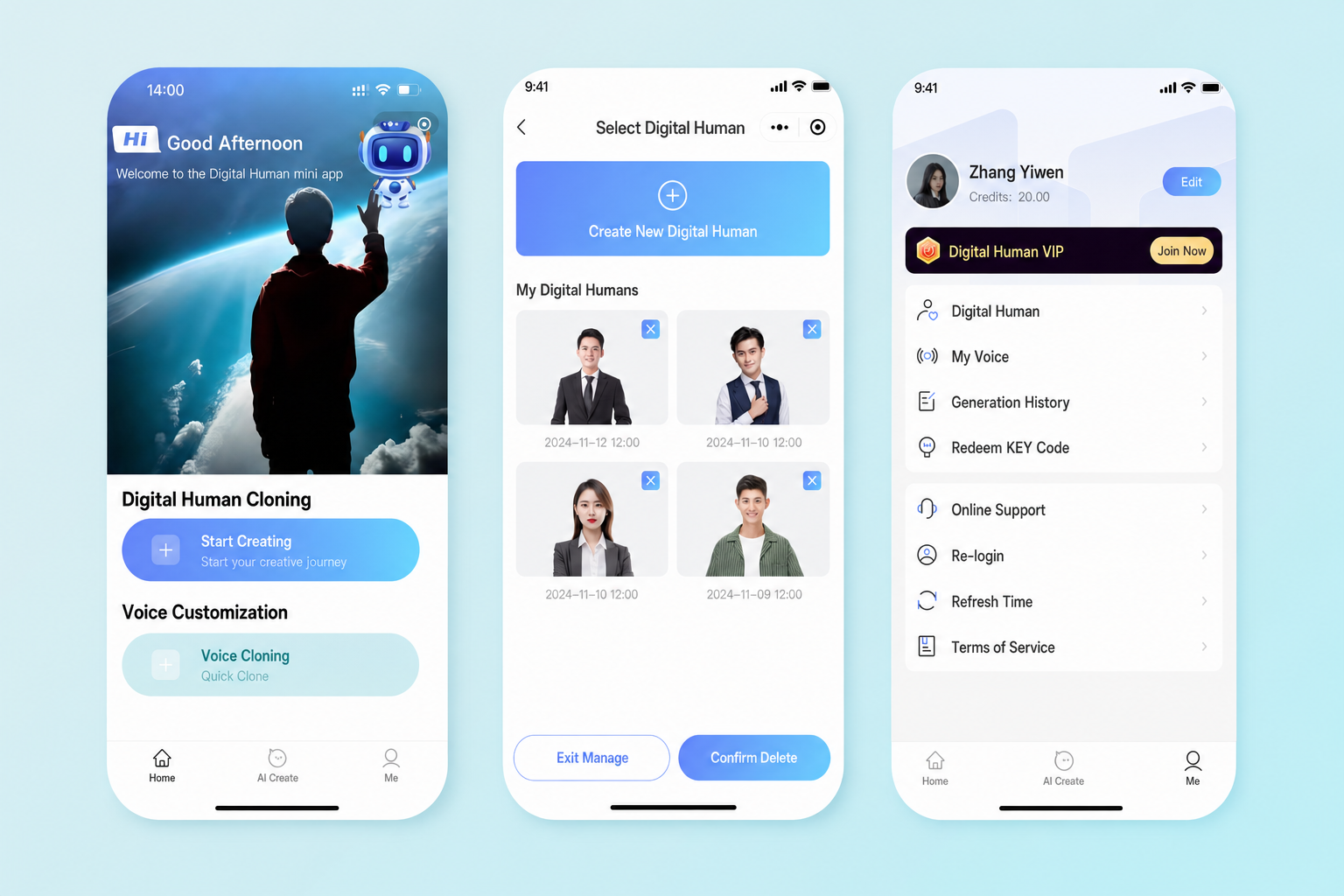 AI Clone Digital Human, Digital Life