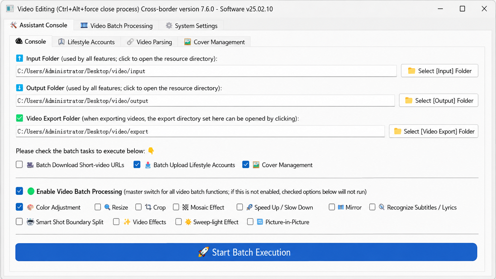 Video Batch Frame Blending, Frame Interpolation, and Editing Automation Assistant