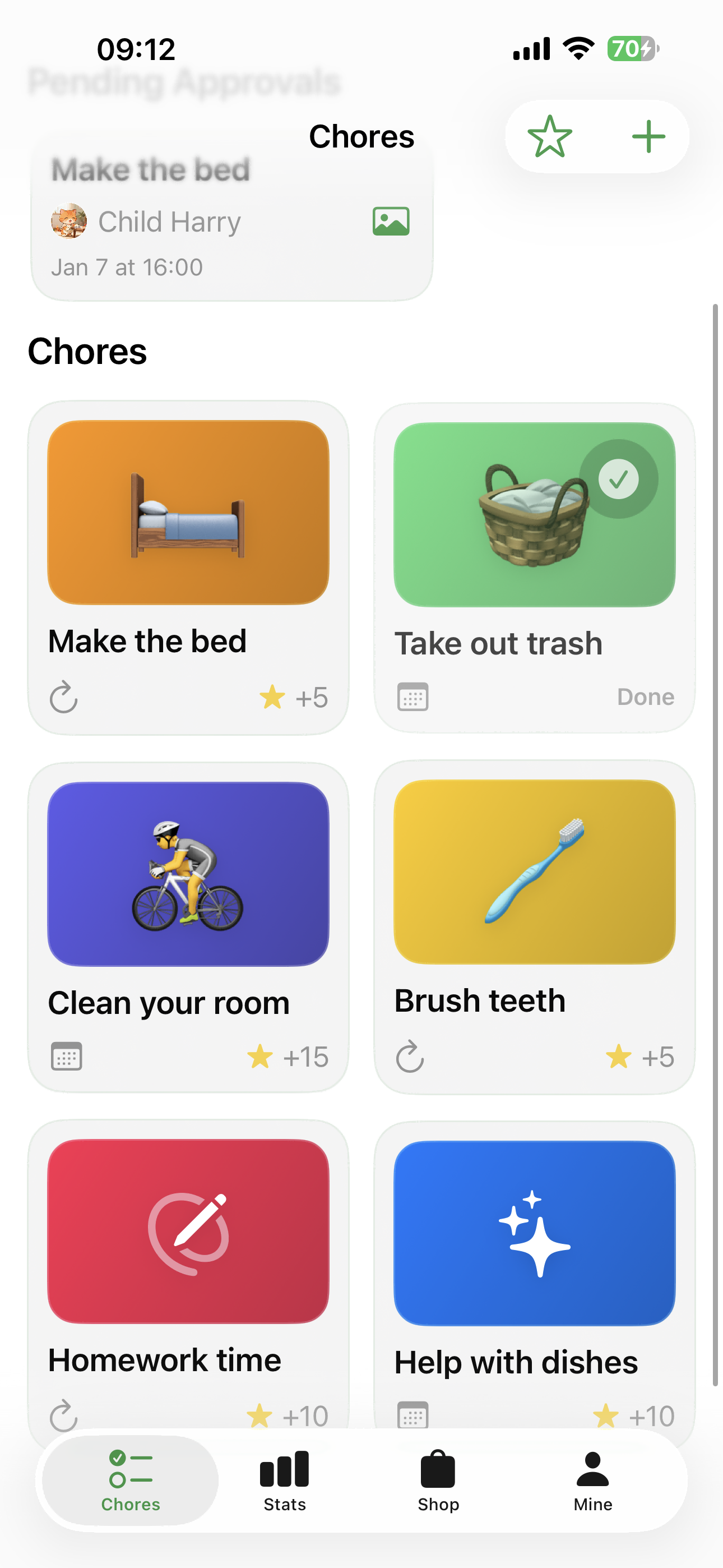 Monster Chores - Chore Points and Rewards